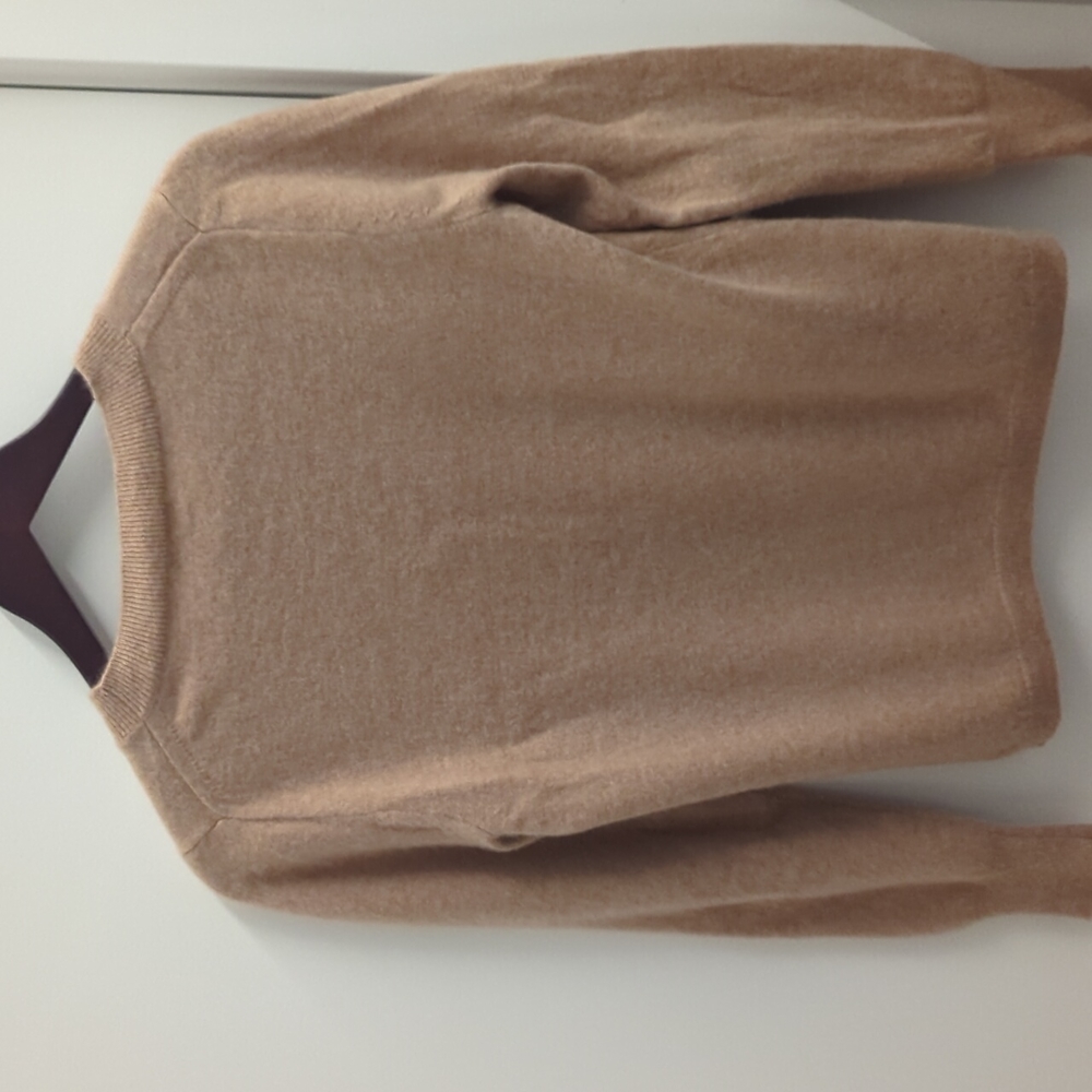 J. Crew Cashmere Camel Crewneck Sweater - Picture 3 of 4